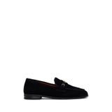 Derimod Kadın Siyah Tokalı Süet Deri Maskülen Loafer 26PFD230110