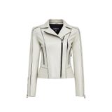 Derimod Kadın Slim-Fit Biker Deri Ceket