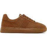 Derimod Kadın Taba Bağcıklı Kalın Tabanlı Süet Sneaker 25AFE145210