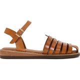 Derimod Kadın Taba Tokalı Deri Bodrum Sandalet 26SFD333218