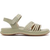 Derimod Kadın Yeşil Kalın Tabanlı Comfort Sandalet 26SFE46366F