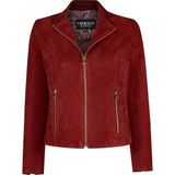 Derimod Lara Kadın Bordo Kısa Süet Deri Ceket 26SGE588110 - 2XL