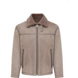 Derimod Lozan Erkek Bej Kürk Yaka Teddy Mont 25WGP6594FF - XL
