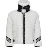 Derimod Meribel Kadın Beyaz Peluş Deri Ceket 24WGD5205FF - 2XL