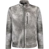 Derimod Oscar Erkek Siyah Nubuk Deri Spor Ceket 25WGE64332Z - 3XL