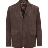 Derimod Rodrygo Erkek Kahverengi Blazer Süet Deri Ceket 25SGD656510