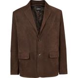 Derimod Rodrygo Erkek Kahverengi Blazer Süet Deri Ceket 25WGD656510