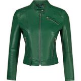 Derimod Sonia Kadın Yeşil Kısa Deri Ceket 25WGE5913FT - XL - Çok Renkli