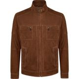 Derimod Wade Erkek Kahverengi Slim-Fit Süet Deri Ceket 26SGF646210