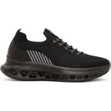 Derimod Zero Erkek Siyah Kalın Tabanlı Kumaş Sneaker 26SFD69176F - 41