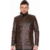 Derimont Deri Erkek Düz Model Deri Kaban - XL - Renkli