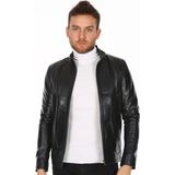 Derimont Deri Erkek Düz Model Spor Deri Mont - 2XL - Renkli