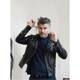Derimont Deri Erkek İngiliz Yaka Spor Model Mont - 2XL - Renkli