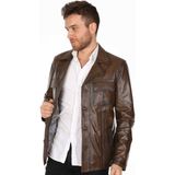 Derimont Deri Erkek Jack Casual Deri Mont - XL - Renkli