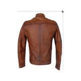 Derimont Deri Erkek Taba Deri Mont - 2XL