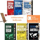 Derin Israil - Derin Çin - Derin Rusya - Derin Iran - Derin Amerika - Derin Ingiltere /6 Kitap Set - Mustafa Güldağı - Telefon Tutucu Hediyeli