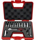 Derin Lokma Anahtar Takımı 1/4" 14 Parça İle Dayanıklı