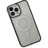 Derin Stok Iphone 15 Kılıf Room Magneticsafe Silikon - Köknar Yeşili