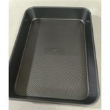 Derin Teflon Fırın Tepsisi 37x27 Cm Açık Gri