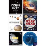 Derin Uzay (Govert Schilling) + Gökyüzünü Tanıyalım (M. Emin Özel) + Gezegenler + Uzay Atlası (Süleyman Akgüneş) + Ay: Ayımızın Bilimi ve Hikayeleri + Gök Atlası / 6 Kitap Set