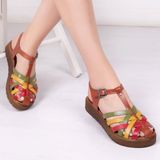 Deripabuc DP-0097 Hakiki Deri Multi-1 Kadın Deri Sandalet