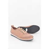 Deripabuc DP16-0062 Hakiki Deri Pudra Kadın Deri Casual Ayakkabı