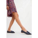 Deripabuc DP58-4026 Lacivert Kadın Babet