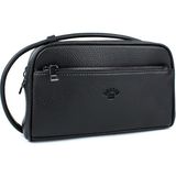 Derise Club Erkek Siyah El Çantası Portföy Çanta Iki Bölmeli El Çantası Clutch Çanta