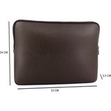 Derise Club Kahverengi Küçük Boy MacBook 13” 13,3 iPad Air 5 ve Notebook Tablet Kılıfı