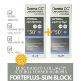 Derma CC Laboraties Forte Plus SPF50+ Yüksek Koruma Katmanlı Koruyucu 2x50 ml Güneş Kremi