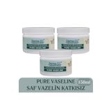 Derma cc Laboratorıes Sensitive Pure Vaseline - Saf Katkısız Vazelin 150ML x 3 Adet