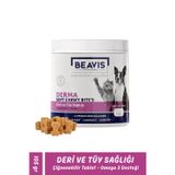 Derma Deri ve Tüy Sağlığı İçin Omega 3 Destekli Kedi Köpek Çiğneme Tableti 105 gr