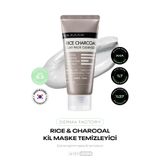 DERMA FACTORY %37 Pirinç Suyu %1 Mandelik Asit Çok Amaçlı Kil Maske Temizleyici Rice Charcoal Clay