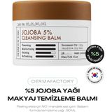 Derma Factory Jojoba Yağı %5 İçeren Makyaj Temizleme Balmı Tüm Cilt Tipleri İçin Temizleyici