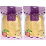 Derma Naturel Loofah Kabak Havlu 2xMS-11 Banyo Eldiveni