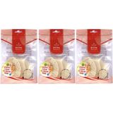 Derma Naturel Loofah Kabak Lifi Yüz Temizleme ve Siyah Nokta Peeling, 3'lü Set
