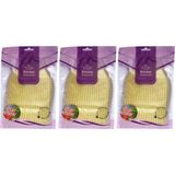 Derma Naturel Palmiye Lifi Örme Banyo Eldiveni (15*24CM) Ms-04 (3 Lü Set) - Bej