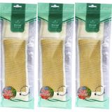 Derma Naturel Palmiye Örme İpli 8x24 cm 3'lü Banyo Kemeri
