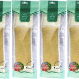 Derma Naturel Palmiye Örme İpli 8x24 cm 4'lü Banyo Kemeri