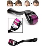 Derma Roller Titanyum Uçlu 540 Iğneli 1 mm Saç Sakal Çıkarma ve Cilt Bakım Masaj Aleti - Çok Renkli