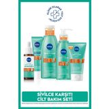Derma Skin Clear Karşıtı Set, Serum 30ml, Jel 150ml, Tonik 200ml, Peeling 150ml, Krem 40ml
