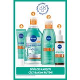 Derma Skin Clear Sivilce Karşıtı Serum 30ml, Makyaj Temizleme Suyu 400ml, Tonik 200ml ve Gece Kremi