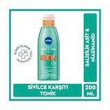 Derma Skin Clear Sivilce Karşıtı Yüz Temizleyici Peeling 150ML + Tonik 200ML + Burun T-Bant 4 Adet - Option-1