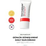 DERMABLOCK Doğal Bitişli Günlük Kore Güneş Kremi Daily Sun Cream SPF 50 + PA ++++