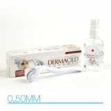 Dermacild Titanyum 180 İğne Dermaroller Göz Çevresi 0.50 MM + Roller Temizlik Spreyi