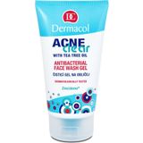 Dermacol Akne ve Sivilce Karşıtı Çay Ağacı Yağı İçeren Gözenek Sıkılaştırıcı Temizleme Jeli - Tüm Cilt Tipi