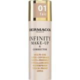 Dermacol Infinity Make-Up And Concealer 01 Fair Infınıty Makyaj ve Kapatıcı 01