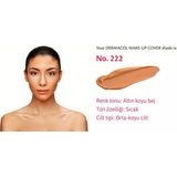 Dermacol Make Up Fondöten 222 Uzun Süre Kalıcı, Tam Kapatıcı Likit Fondöten Spf 30 Dermacol fondöten, su geçirmez fondöten, yüksek kapatıcılık makyaj, uzun süre kalıcı fondöten,dövme kapatıcı fondöten - 222 - golden dark beige