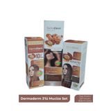 DermaDerm Argan Özlü Saç Bakım Seti (Saç Kremi-Şampuan-Bakım Sütü)