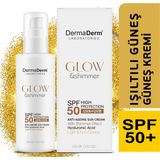 Dermaderm SPF50+IŞILTILI Güneş Kremi Yüz ve Vücut 100ML